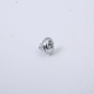Cross Round Head Carbon Steel Screws Nickel Plated With Cushion Screws