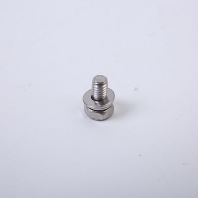Nickel Plated Carbon Steel Screws M3M4M5M6 Pan Head Combination Screw Three Set