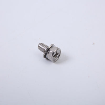 Nickel Plated Carbon Steel Screws M3M4M5M6 Pan Head Combination Screw Three Set