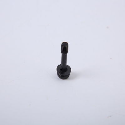 Black Zinc Plated Screws Round Head With Washer Triple Set , Cross Slotted Pan Head Screw