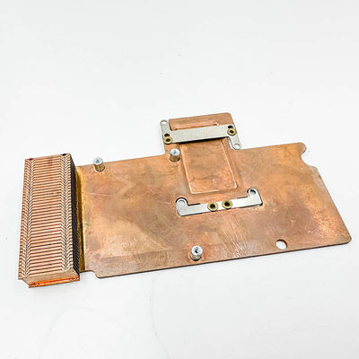 pure copper heatsink,high-density tooth radiator, electronic components, shovel tooth heat sink,  copper plate