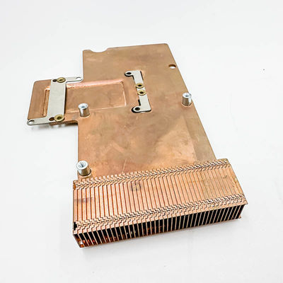pure copper heatsink,high-density tooth radiator, electronic components, shovel tooth heat sink,  copper plate