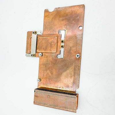 pure copper heatsink,high-density tooth radiator, electronic components, shovel tooth heat sink,  copper plate