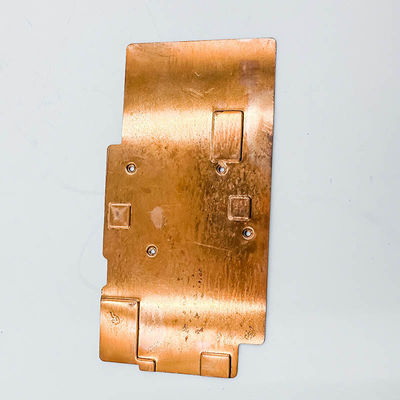 Pure Copper Heatsink , Shovel Tooth Heat Sink Copper Plate