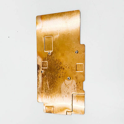 Pure Copper Heatsink , Shovel Tooth Heat Sink Copper Plate
