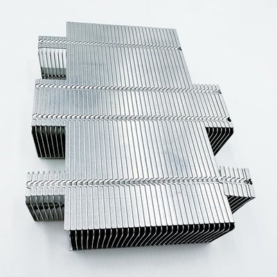 Customized CNC Machining Parts Copper Aluminum Radiator Fins For CPU