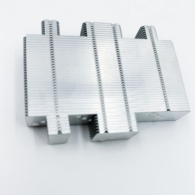 Customized CNC Machining Parts Copper Aluminum Radiator Fins For CPU