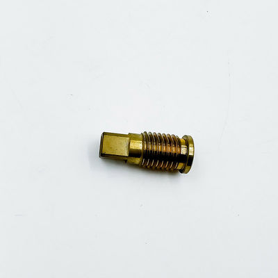 Brass CNC Turning Parts , Round Lathe Thread Cutting Tool Compound Copper Machining
