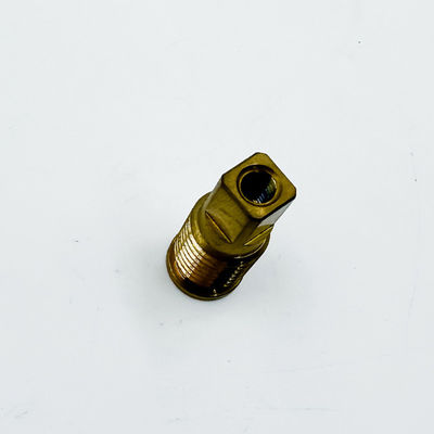 Brass CNC Turning Parts , Round Lathe Thread Cutting Tool Compound Copper Machining