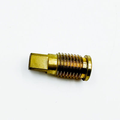 Brass CNC Turning Parts , Round Lathe Thread Cutting Tool Compound Copper Machining
