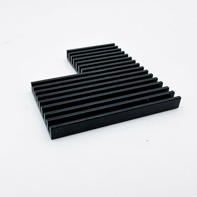 Aluminum CNC Machining Parts Black Anodized Heatsink For Greenhouse Planting LED Lights