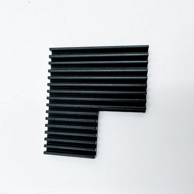 Aluminum CNC Machining Parts Black Anodized Heatsink For Greenhouse Planting LED Lights
