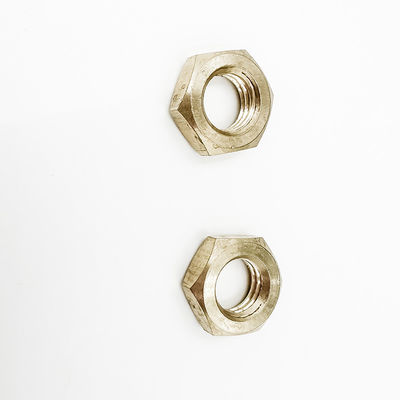 Brass Precision Turned Parts , CNC Brass Turning Nut Machining Service