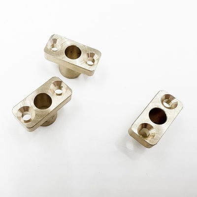 Brass CNC Precision Machined Components Copper Nut Copper Column Customized