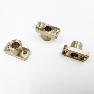 Brass CNC Precision Machined Components Copper Nut Copper Column Customized