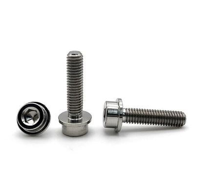 M6 Titanium Screws High Strength Titanium Fasteners Cup Head Hexagonal Screw