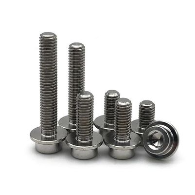 M6 Titanium Screws High Strength Titanium Fasteners Cup Head Hexagonal Screw