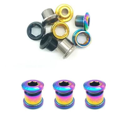 Custom Titanium Screws Fasteners TC4 Mountain Bike Single Disc Screw