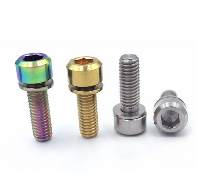 Custom Titanium Screws Fasteners TC4 Mountain Bike Single Disc Screw