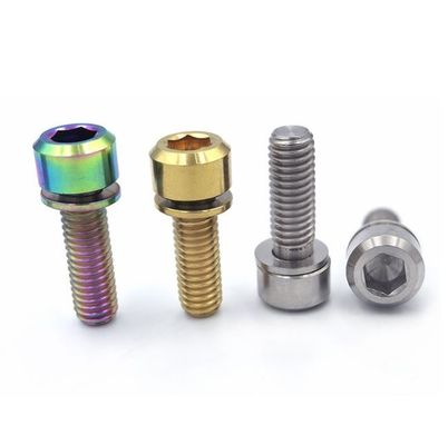 Titanium Alloy Handle Screw M5x18x20 Handle Fixing Screws With Gasket