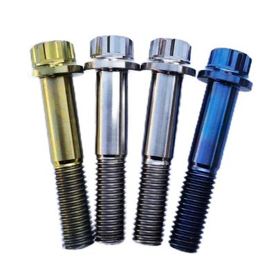 Titanium Alloy Flange Bolts Screws Customized Modified Titanium Bolts