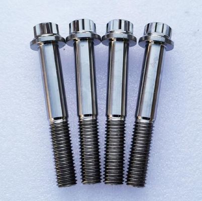 Titanium Alloy Flange Bolts Screws Customized Modified Titanium Bolts