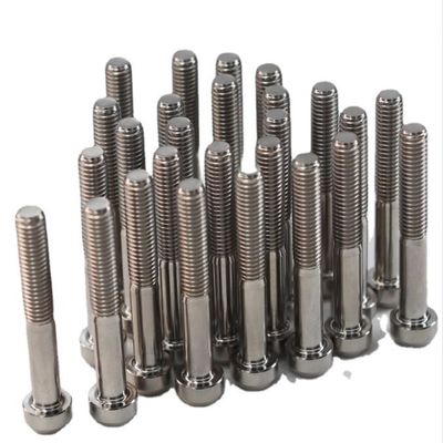 Titanium Alloy Hex Socket Screw Bolts Cup Head Screw Titanium Alloy Screws