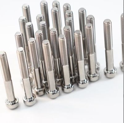 Titanium Alloy Hex Socket Screw Bolts Cup Head Screw Titanium Alloy Screws