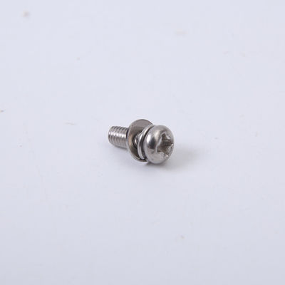 M2 M2.5 M3 M4 Stainless Steel Screws Round Head Pan Head Bolt With Washer Combination