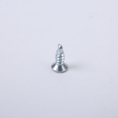 Galvanized Quenched Hardened Self Drilling Flat Head Screws / Cross Countersunk Head Screws