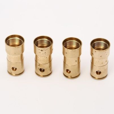 Strong / Durable Brass Turning Parts Non Standard Copper Tube