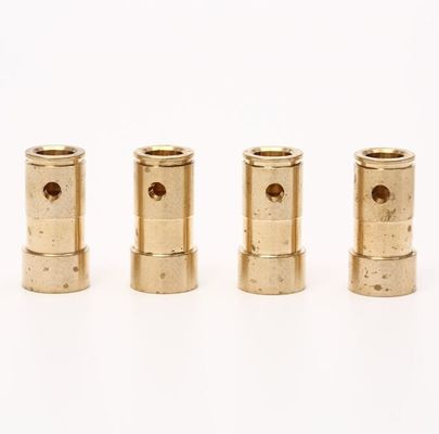 Strong / Durable Brass Turning Parts Non Standard Copper Tube