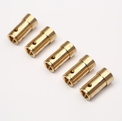 Strong / Durable Brass Turning Parts Non Standard Copper Tube