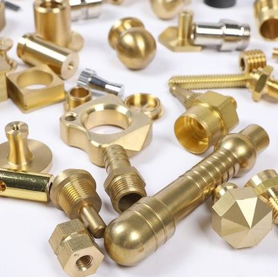 Non-Standard Custom Brass Parts Mechanical Hardware Machining CNC Lathe Turning