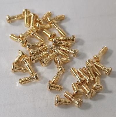 Brass Shrapnel Iron Shrapnel Electroplating Machining Barrel Gold Plating / Chrome Plating