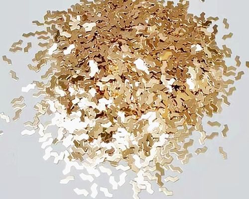 Brass Shrapnel Iron Shrapnel Electroplating Machining Barrel Gold Plating / Chrome Plating