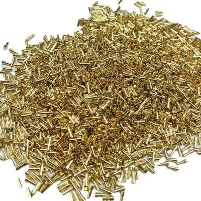 Brass Shrapnel Iron Shrapnel Electroplating Machining Barrel Gold Plating / Chrome Plating