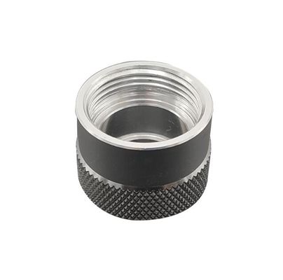 Stainless Steel CNC Machining Parts Sleeve Head Metal Spiral Connector Non Slip
