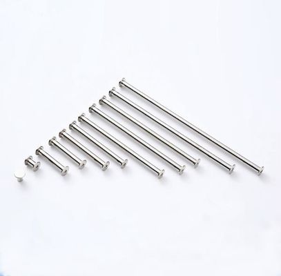 Nickel Plated Blind Rivet Book Screw Stud Rivets Round Head Iron Rivet Core Rivet