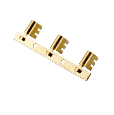 U Shape Copper Ring Terminals , Signal Transmission Car Terminal