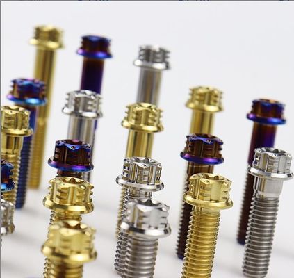 Titanium Alloy Micro Arc Anodizing Mao Self Drilling Self Tapping Screws Stainless Steel