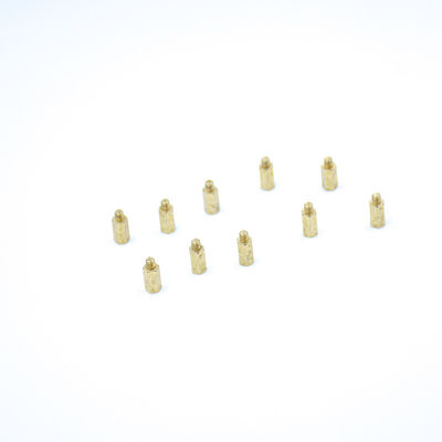 Male And Female Brass Screw Studs Hexagon Nail For Marine Automobile Aircraft