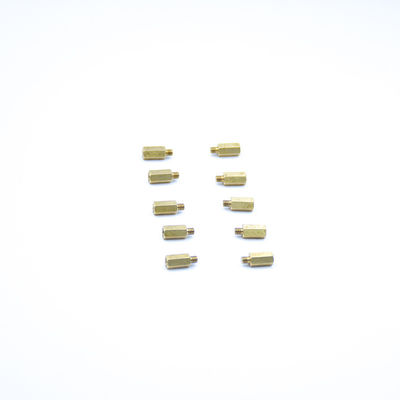 Male And Female Brass Screw Studs Hexagon Nail For Marine Automobile Aircraft