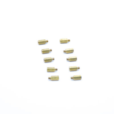 Male And Female Brass Screw Studs Hexagon Nail For Marine Automobile Aircraft