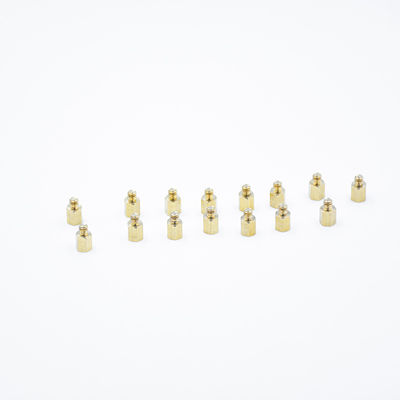 Milling Turning Machining Brass Flat Head Screws CNC Turned Parts