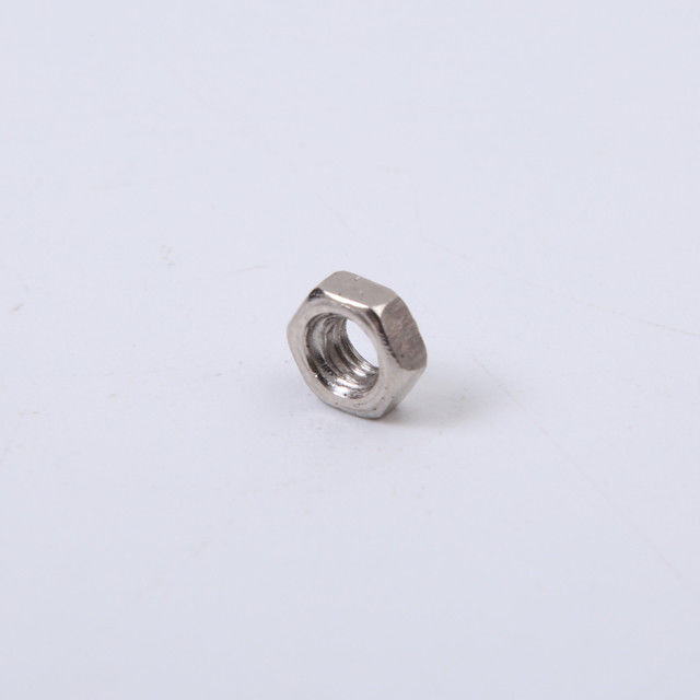 304 Stainless Steel Hex Nut , Hexagon Thin Nut Counter Teeth Thin Nut M1-M64