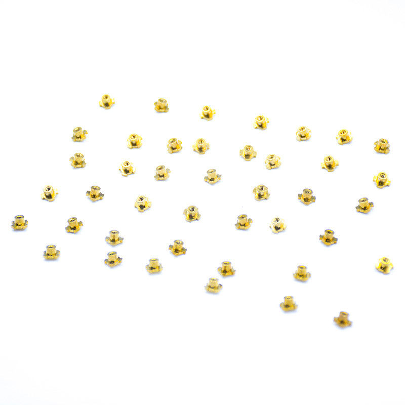 Auto Brass Fastener Lathe M2 M2.5 M3 M4 M5 M6 Female Screw Nut For CNC Serive